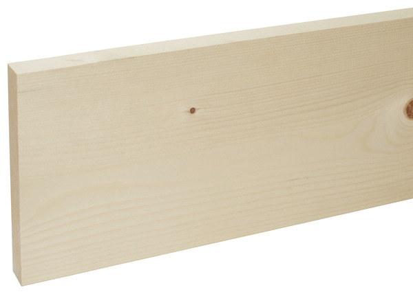 Planche rabotée 4 faces en sapin du nord section 194 x 27 mm L. 240 cm - Brico Dépôt