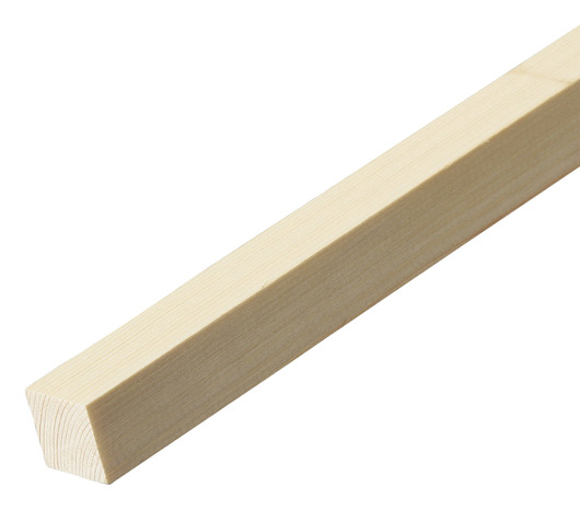 Tasseau en pin L. 2,40 m - section 25 x 25 mm - Brico Dépôt