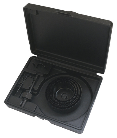 Coffret de 9 scies cloches en acier noir - Brico Dépôt