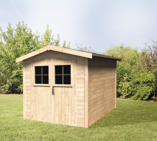 Abri de jardin en bois 5,36 m²*- L. 2,30 x P. 2,33 x H. 2,12 m - Brico Dépôt