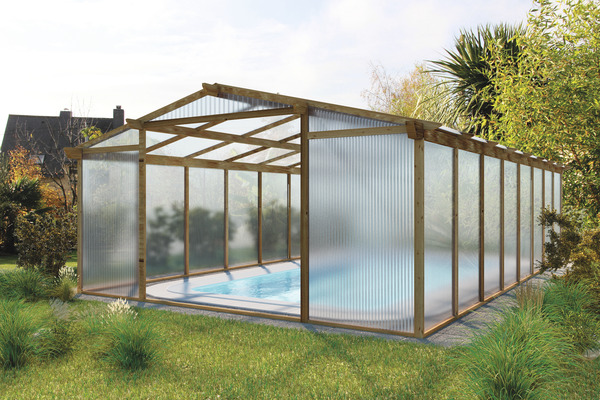 Plaque polycarbonate transparente 2 m x 10 mm - Brico Dépôt