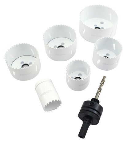 Set 6 trepans bi-metal plombier - HLS22196 - Universal - Brico Dépôt