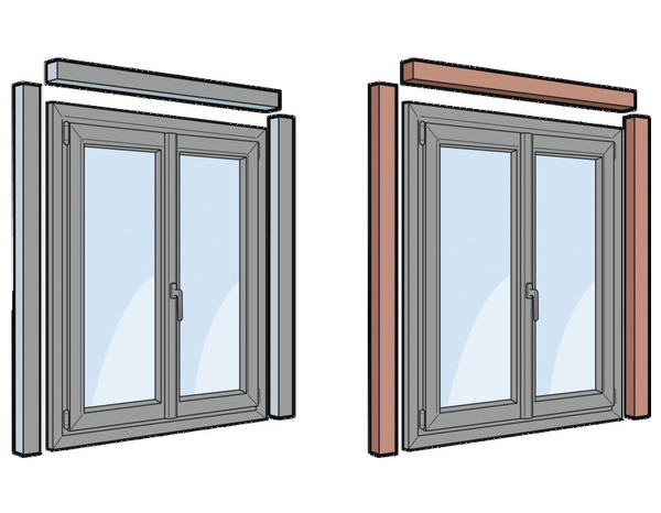 Élargisseur en aluminium pour fenêtre grise - Brico Dépôt