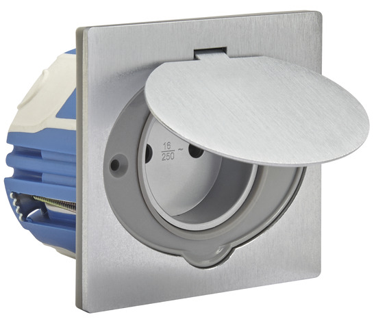 Kit prise étanche 2P+T 16A - Zenitech - Brico Dépôt