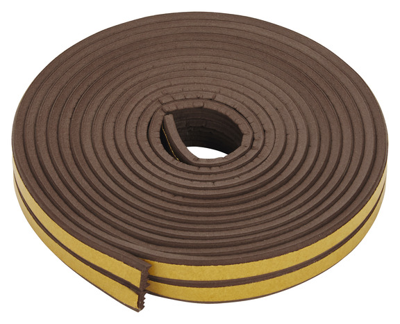 Joint multi-usage profil E adhésif - Marron - L. 6 m x l. 4 mm - Diall - Brico Dépôt