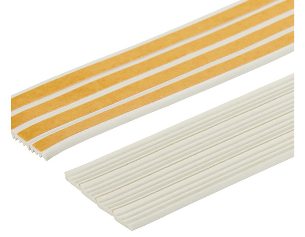 Joint multi-usage profil E adhésif blanc - L. 24 m x l. 4 mm - Diall - Brico Dépôt