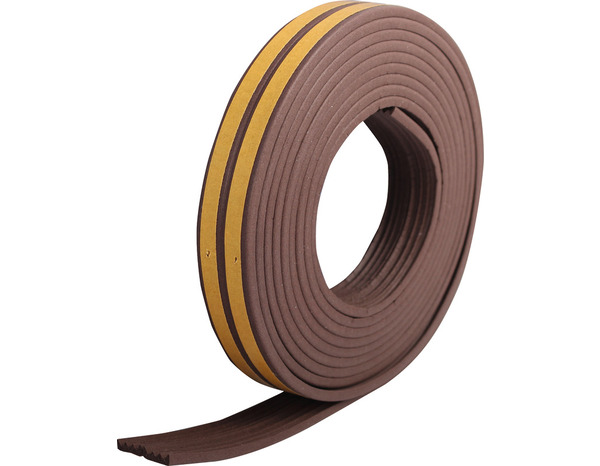 Joint multi-usage profil E adhésif marron - L. 24 m x l. 4 mm - Diall - Brico Dépôt