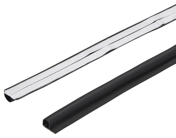 Lot de 6 joints universels adhésifs pelables noirs - L. 1 m x l. 9 mm - Diall - Brico Dépôt