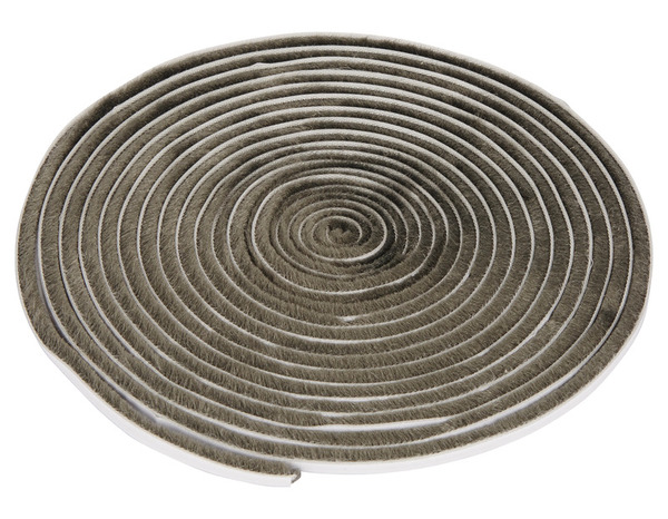 Joint adhésif velours gris pour porte coulissante - l. 6 m x l. 5 mm - Diall - Brico Dépôt