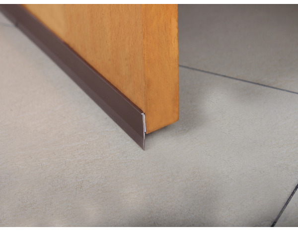 Bas de porte sol irrégulier marron à visser - L. 93 cm - Diall - Brico Dépôt