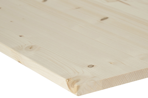 Tablette en sapin du nord 2 m - l. 60 cm x Ép. 1,8 cm - Brico Dépôt