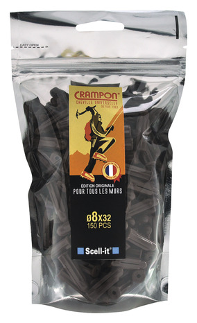 150 chevilles universelles crampon - Ø 8 mm - Crampon - Brico Dépôt