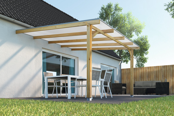 Plaque polycarbonate opal 3 x 1m L : 300 cm. l: 100 cm. Ép : 16 mm. - Brico Dépôt