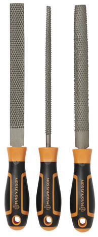 Lot de 3 râpes 200 mm en acier au carbone - MAGNUSSON - Brico Dépôt