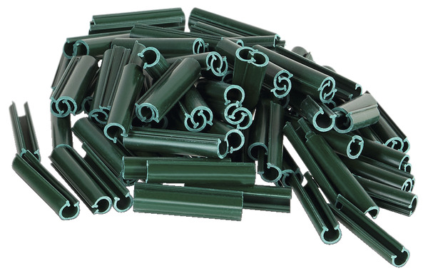 100 clips de fixations "Louga" - Vert - Marque BLOOMA - Brico Dépôt