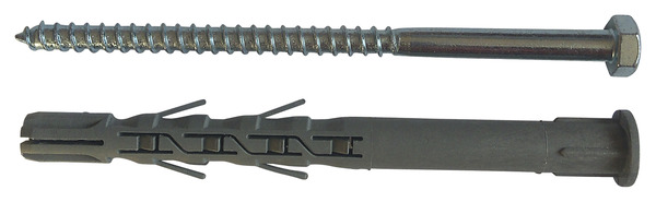 Cheville nylon Dim. 12 x 100 mm   - Brico Dépôt