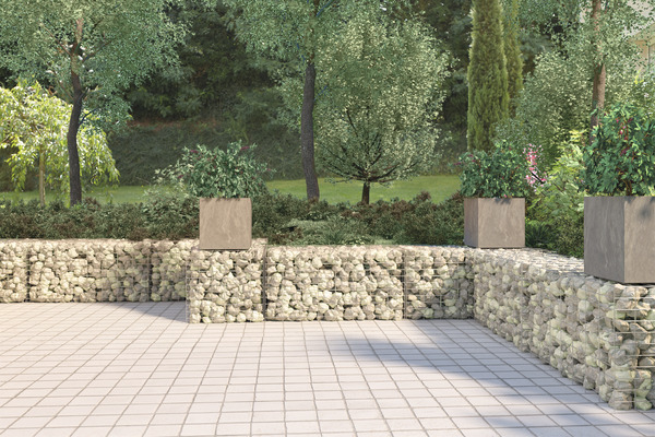Kit à gabion "Gabbiana" - L. 80 x H. 40 x p. 30 cm - Marque BLOOMA - Brico Dépôt