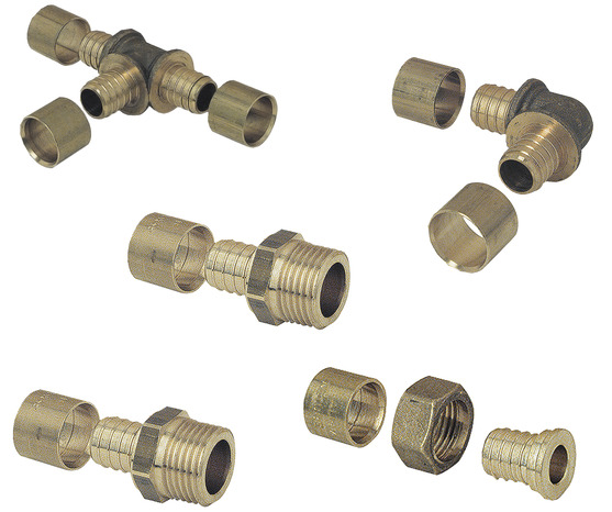 Lot de 10 raccords PER à glissement - Somatherm - Brico Dépôt