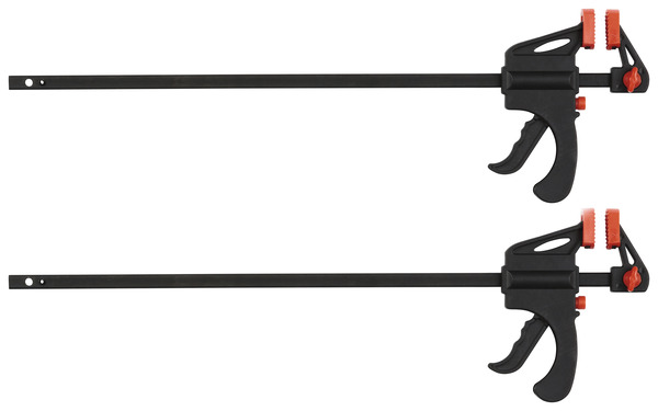 Lot de 2 serre-joints 250 x 35 mm - GR27 - Brico Dépôt