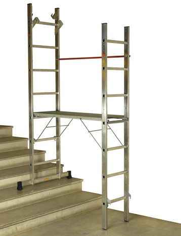 Echafaudage multifonction aluminium 5 en 1 charge maxi 150 kg - H. 3,10 m - Escalux - Brico Dépôt