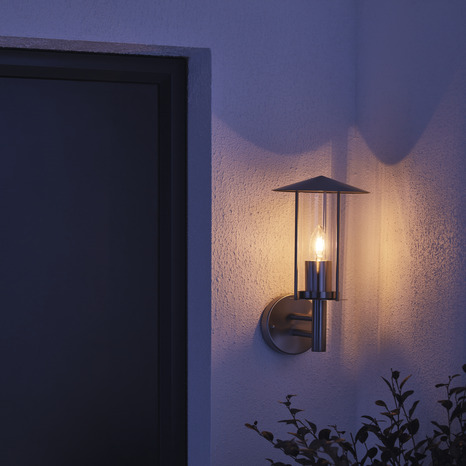 Applique montante IP44 "Chignik" - Chrome - Marque BLOOMA - Brico Dépôt