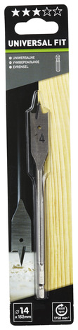 Mèche à bois plate 14 x 152 mm - DRL31060 - Brico Dépôt