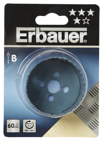 Scies cloches bi-métal Ø 60 mm - Erbauer - Brico Dépôt