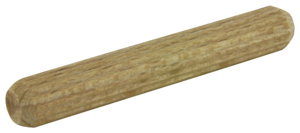 100 tourillons en hêtre rayé Ø 6 mm L. 40 mm - Handix - Brico Dépôt