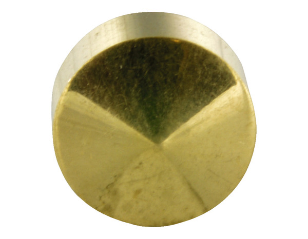 4 caches-vis coniques de marbrier en laiton Ø 16 mm - Handix - Brico Dépôt