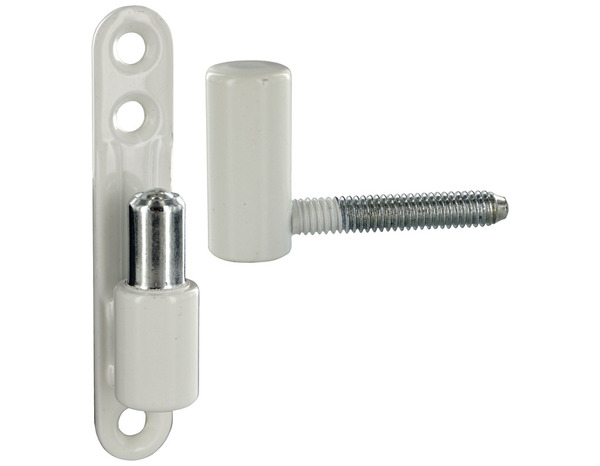 Fiche à visser à platine en acier époxy blanc Ø 13 mm - Brico Dépôt