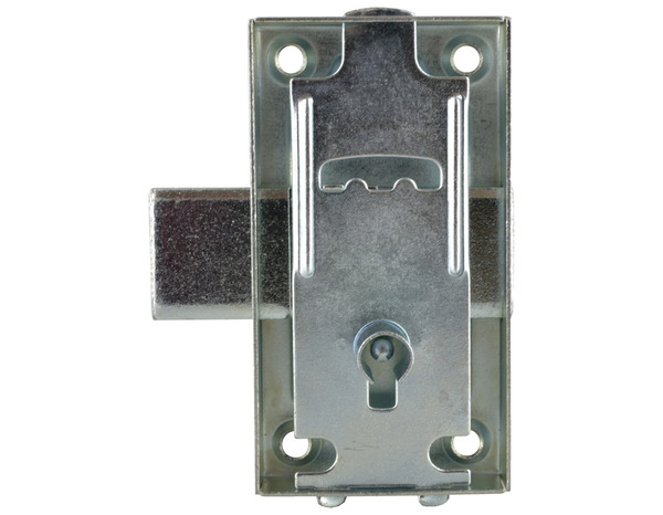 Verrou en acier poli 20 mm pour vitrine - Handix - Brico Dépôt