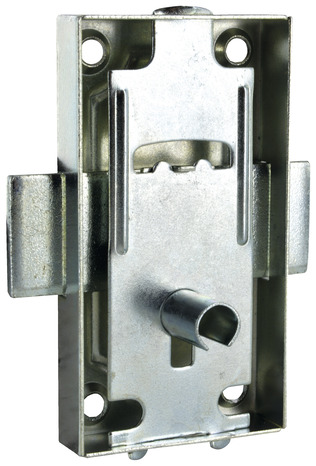 Verrou en acier poli 20 mm pour vitrine - Handix - Brico Dépôt