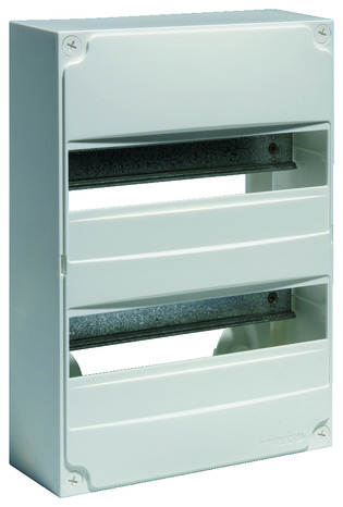 Tableau électrique nu 2 rangées 26 modules IP30 H. 350 mm l. 250 mm Prof. 97 mm - Siemens - Brico Dépôt