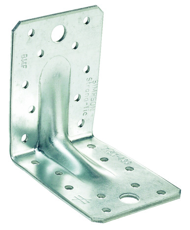 Équerre mixte renforcée - 75x100x60 mm Ép. 1,5 à 3 mm selon les modèles - Simpson - Brico Dépôt