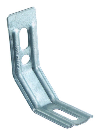 Équerre nervurée à pan coupé - 105 mm - Simpson - Brico Dépôt