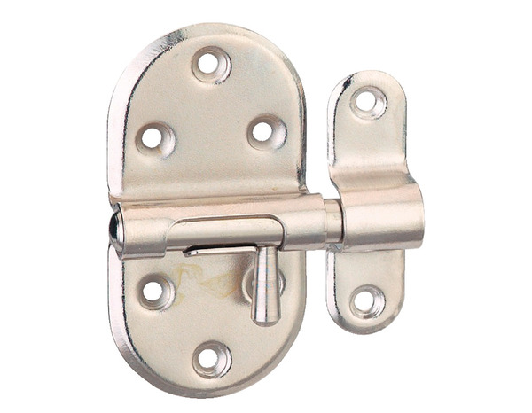 Targette nickelée pêne rond coulissant 40 mm - Thirard - Brico Dépôt