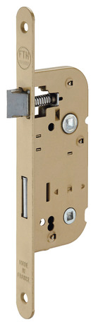 Serrure à encastrer pour porte intérieure axe 40 mm réversible - salle de bain - Thirard - Brico Dépôt