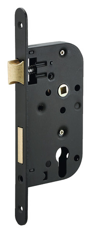 Serrure à encastrer axe 50 mm plus gâche en acier embouti - Thirard - Brico Dépôt