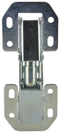 2 charnières invisibles à ressort en acier zingué - Handix - Brico Dépôt