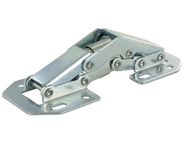 2 charnières invisibles à ressort en acier zingué - Handix - Brico Dépôt