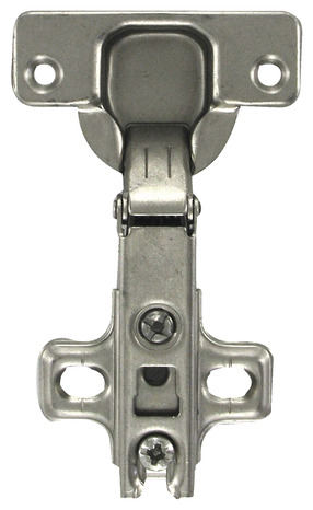 2 charnières invisibles acier nickelé à ressort pour porte à recouvrement - Handix - Brico Dépôt