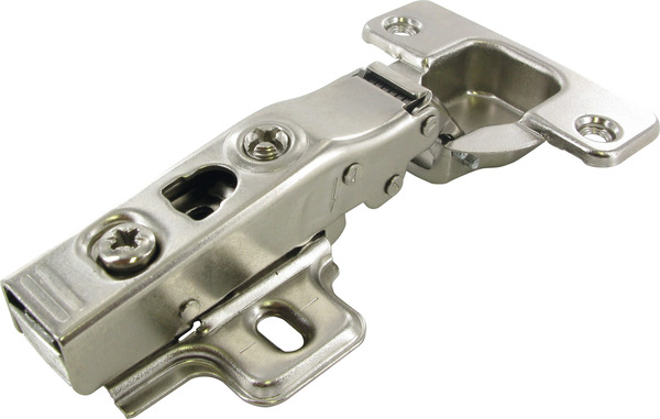 2 charnières invisibles clipsables acier nickelé pour meubles et caissons - Handix - Brico Dépôt