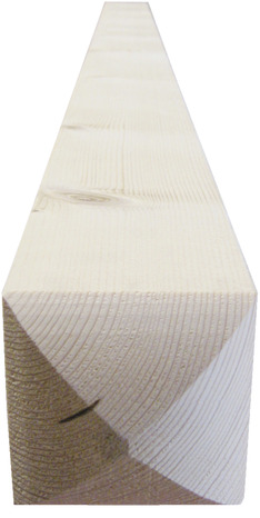 Poteau arrondi en bois d'épicéa séché 70x70 mm - Brico Dépôt