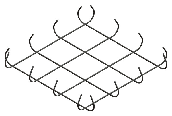 Semelle carrée pour portail, à poser sous un pilier, L. 75 x L. 75 cm - Brico Dépôt