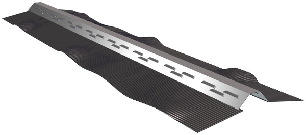 Cloisoir en acier galvanisé, L. 2 m Se pose sur la tuile faîtière - Brico Dépôt