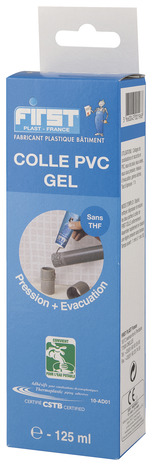 Colle gouttière PVC sans THF 125 mL Pour gouttière. - Brico Dépôt