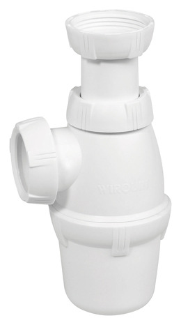 Siphon de lavabo hauteur réglable - 45 à 90mm Ø sortie 32 mm - Wirquin - Brico Dépôt