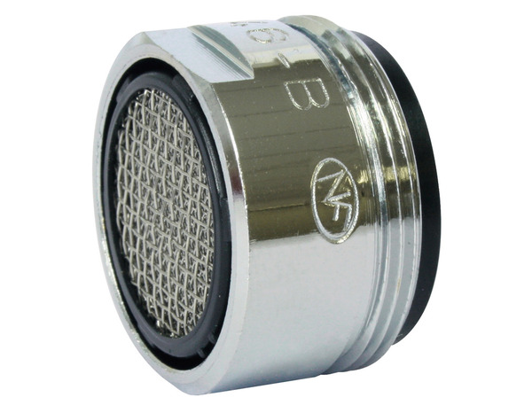 Aérateur pour robinetterie, chromé mâle 24/100 mm - Somatherm - Brico Dépôt