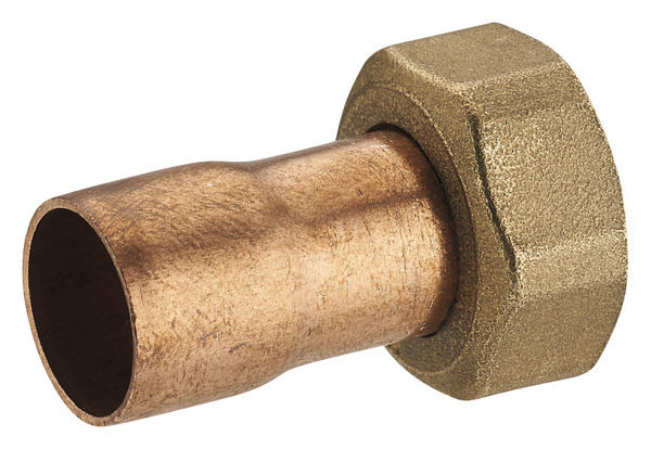 2 raccords laiton pour tube cuivre Ø 22 embout F 26 x 34 mm - Noyon & Thiebault - Brico Dépôt