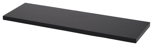 Tablette noire l. 60 x p. 19 cm - ép. 18 mm - GoodHome - Brico Dépôt